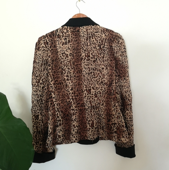 Gerry Shaw leopard print blazer - Picture 4 of 4